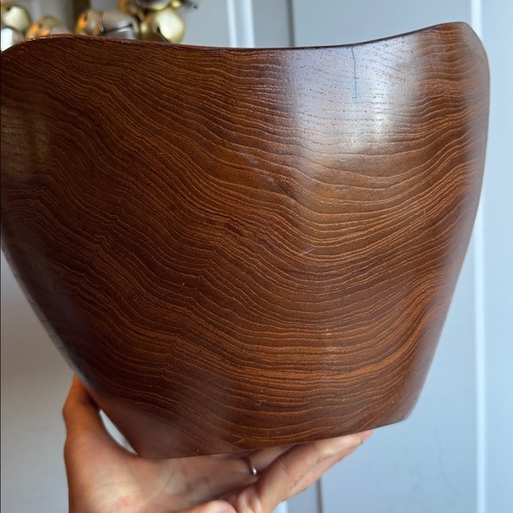 Vintage Elegant teak Bowl - Picture 2 of 10